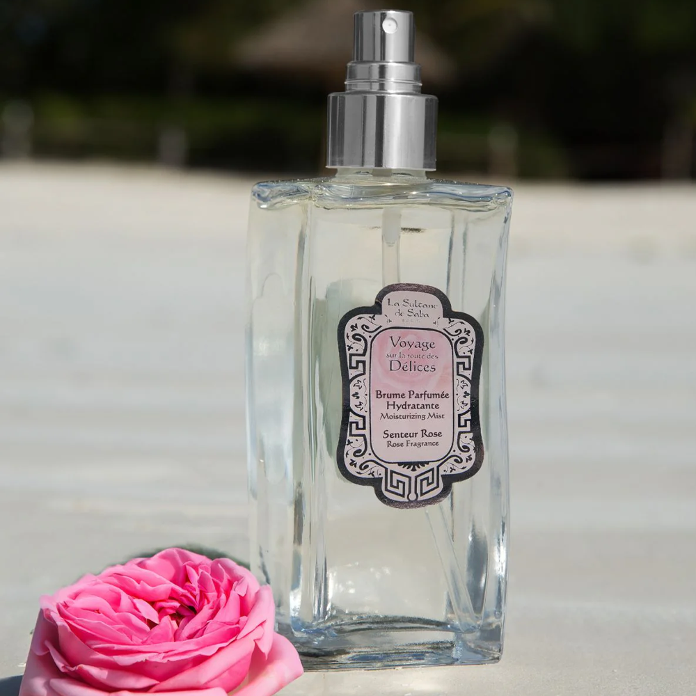 La Sultane De Saba Body Mist Moisturizing Rose 200ml - Зволожуючий спрей для тіла Троянда - фото №1